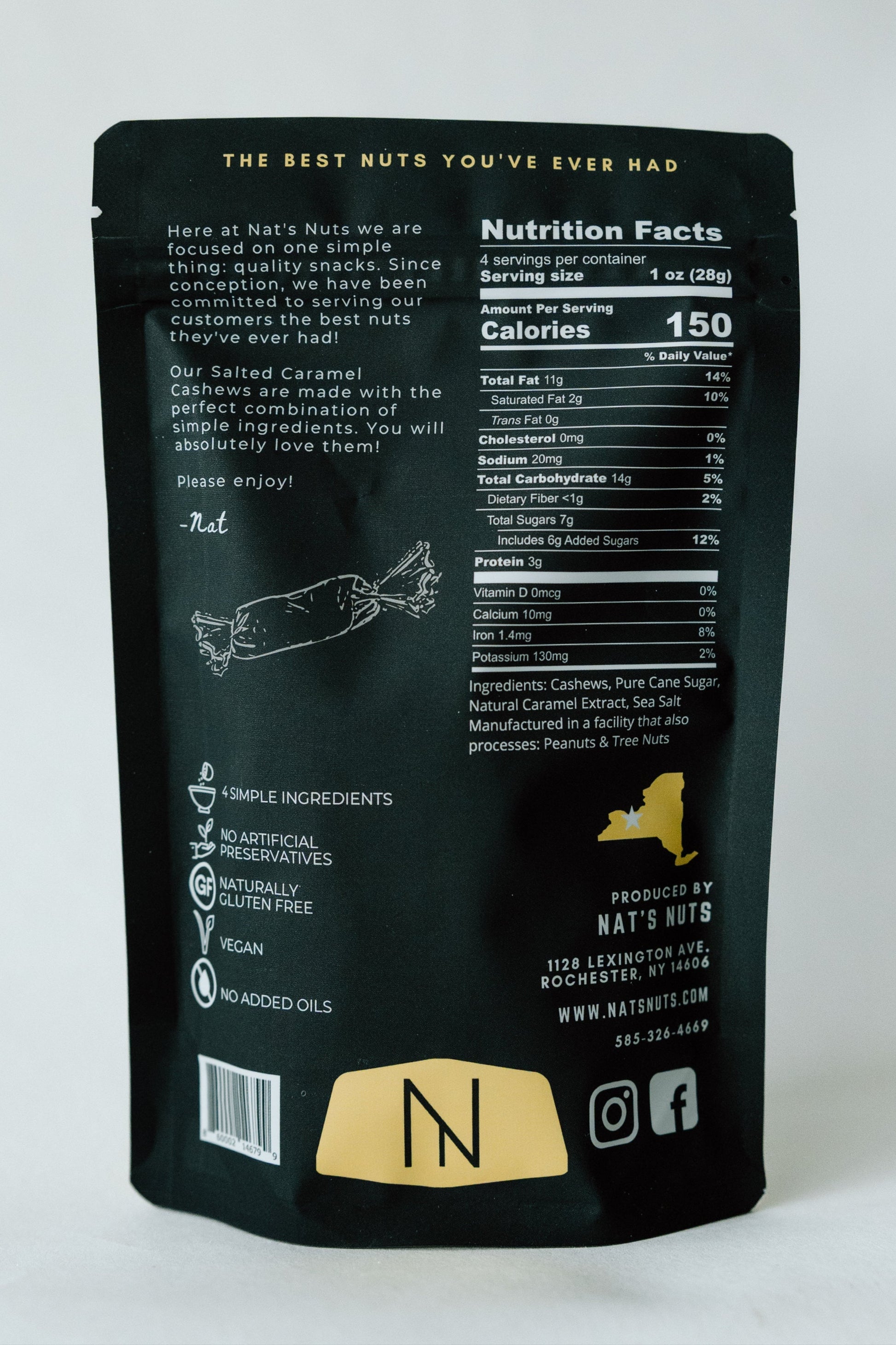 Salted Caramel Cashews