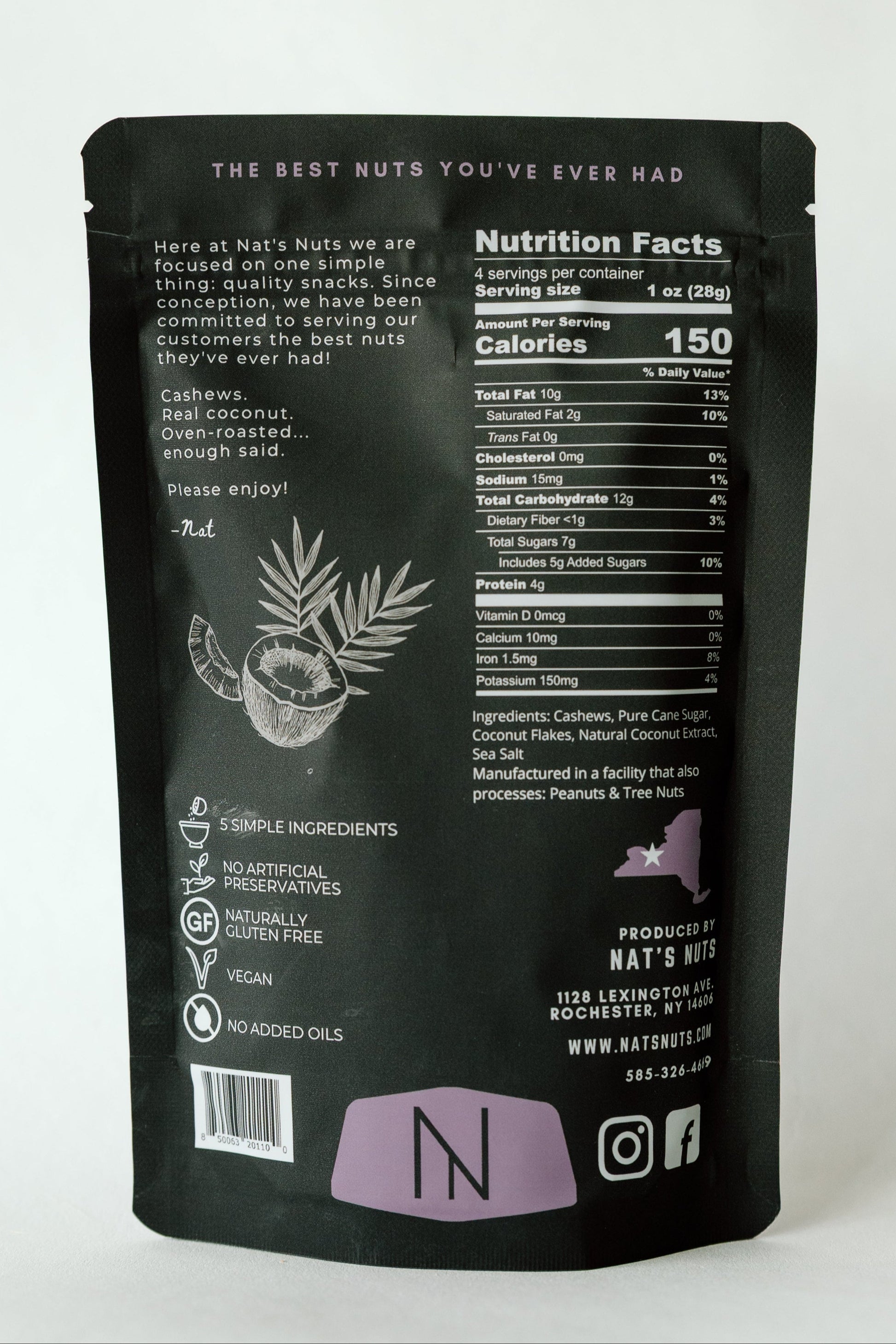 Toasted Coconut Cashews